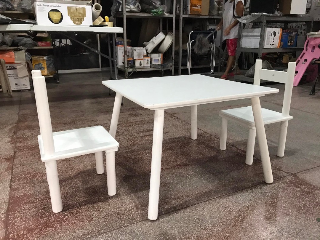 Anko Wooden Kids Table and Chairs, Babies & Kids, Baby Nursery & Kids