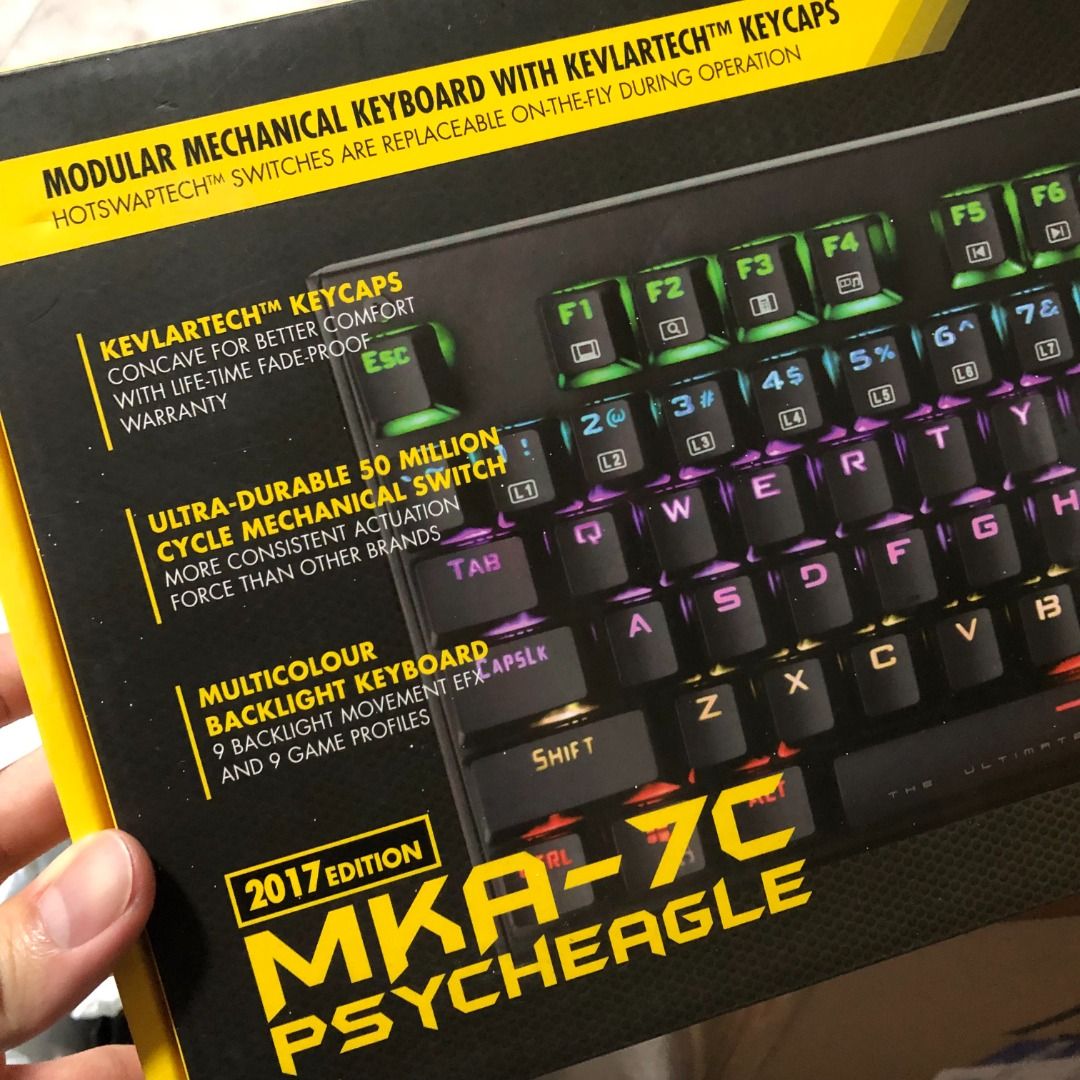 Armaggeddon MKA-7C Psycheagle Mechanical Keyboard, Computers & Tech ...