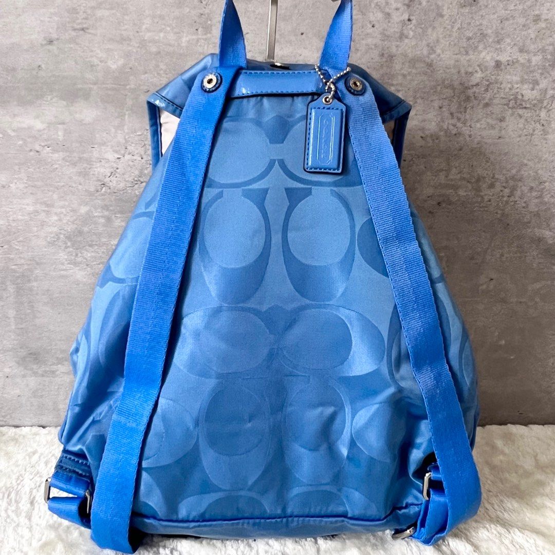 Authentic Coach Getaway Signature Nylon Backpack , Women's Fashion, Bags & Wallets, Backpacks
