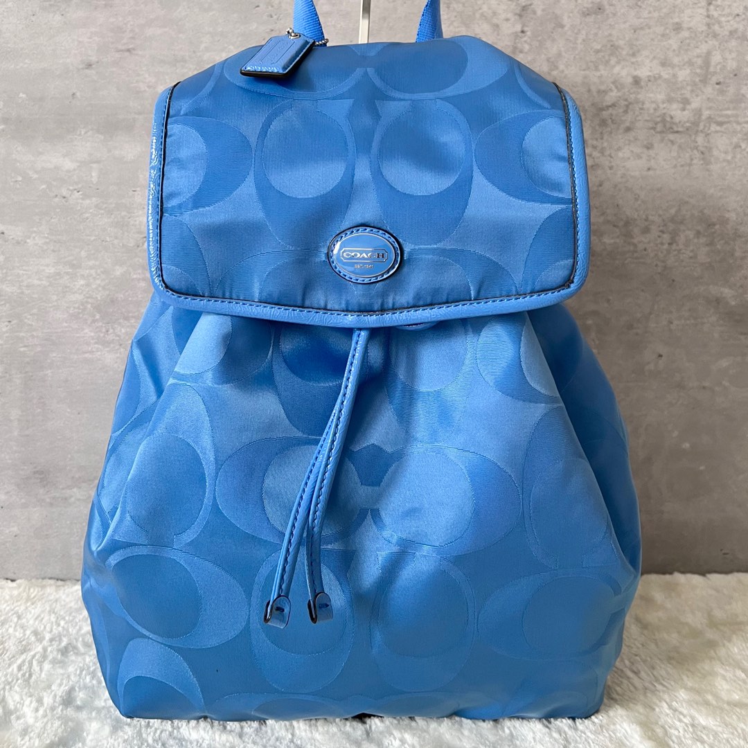 Authentic Coach Getaway Signature Nylon Backpack , Women's Fashion, Bags & Wallets, Backpacks