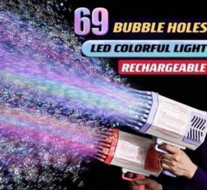 Automatic Bubble Gun (Category: Action & Battle Toys) located in Singapore. Submitted by craftycake (Listing ID 1209714992, Image 2). Description: Only used once. Comes with bubble liquid Self collection at 521620 tampines.