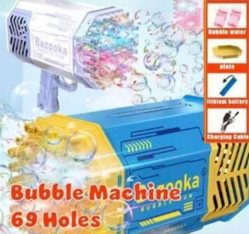 Automatic Bubble Gun (Category: Action & Battle Toys) located in Singapore. Submitted by craftycake (Listing ID 1209714992, Image 1). Description: Only used once. Comes with bubble liquid Self collection at 521620 tampines.