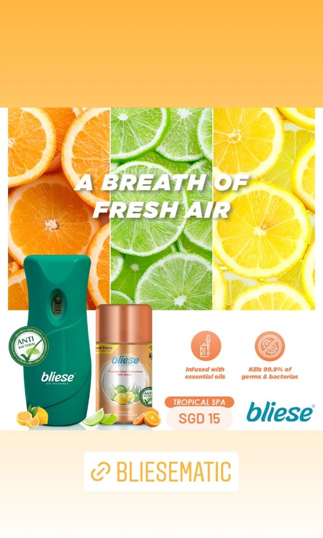 Automatic room spray Tropical Spa, Furniture & Home Living, Home