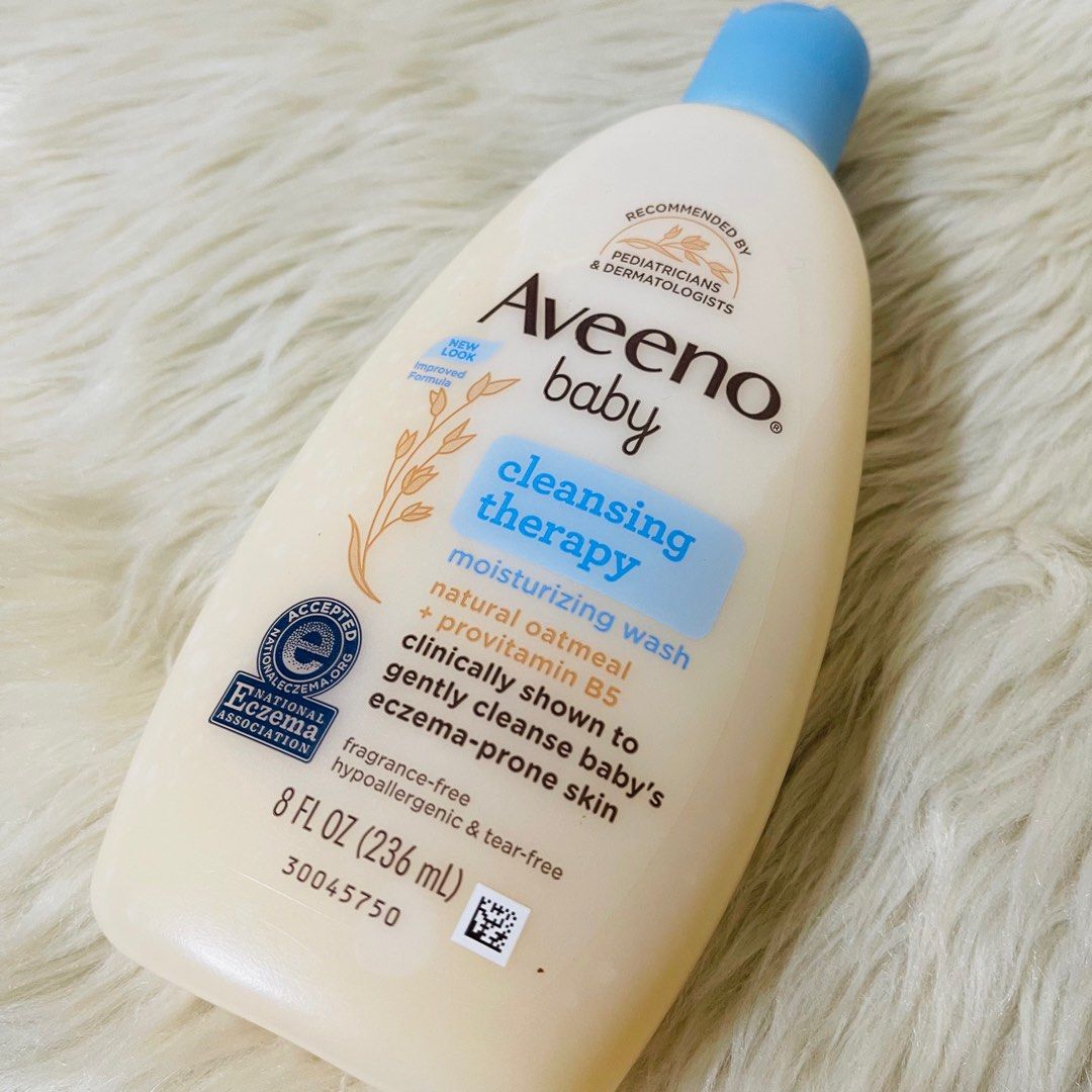 Aveeno Baby Cleansing Therapy Moisturizing Body Wash Fragrance-Free
