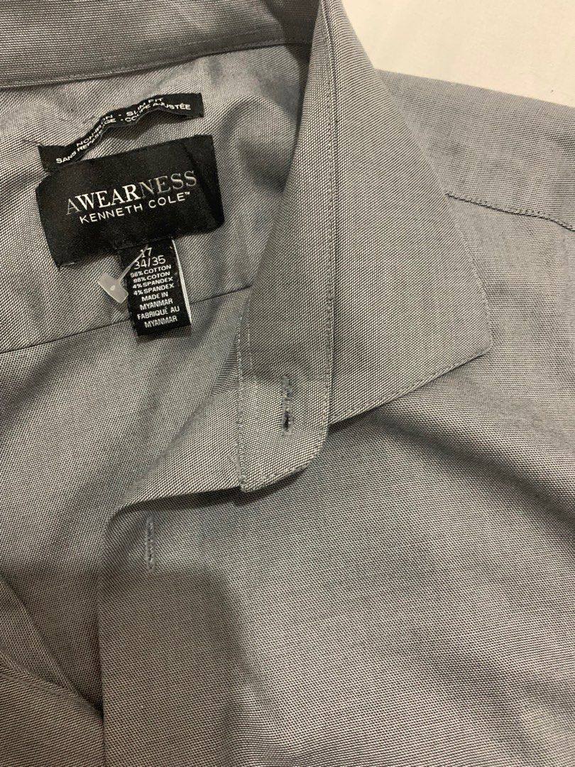 Awearness Kenneth Cole Polo Slim fit (Category: Formal Shirts) located in Manila. Submitted by pam.b (Listing ID 1209659890, Image 3). Description: Selling Awearness Kenneth Cole Polo Slim fit (Original) Never been worn With extra 2 buttons No issue RFS: Decluttering .