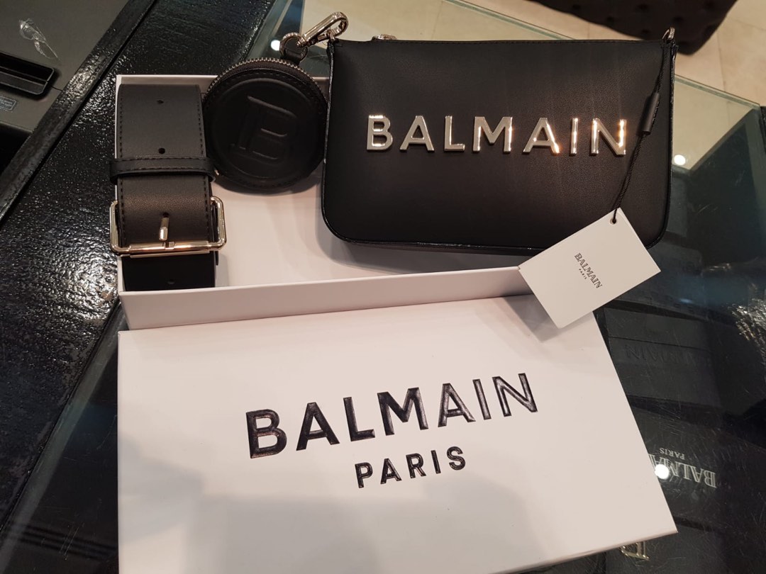 Women's small shoulder bags - designer - Balmain Kids TEEN colour-block  leather sneakers, GenesinlifeShops Canada, satchels - Balmain