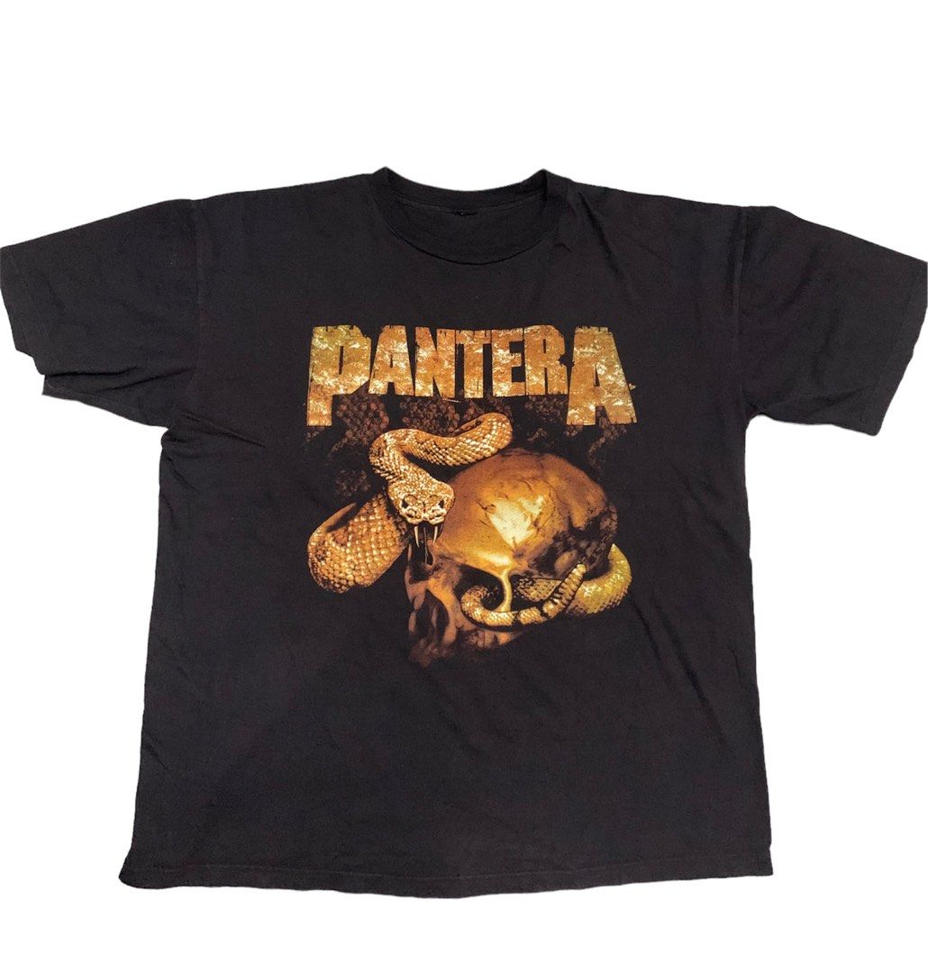 Band Pantera skull n snake, Men's Fashion, Tops & Sets, Tshirts & Polo ...
