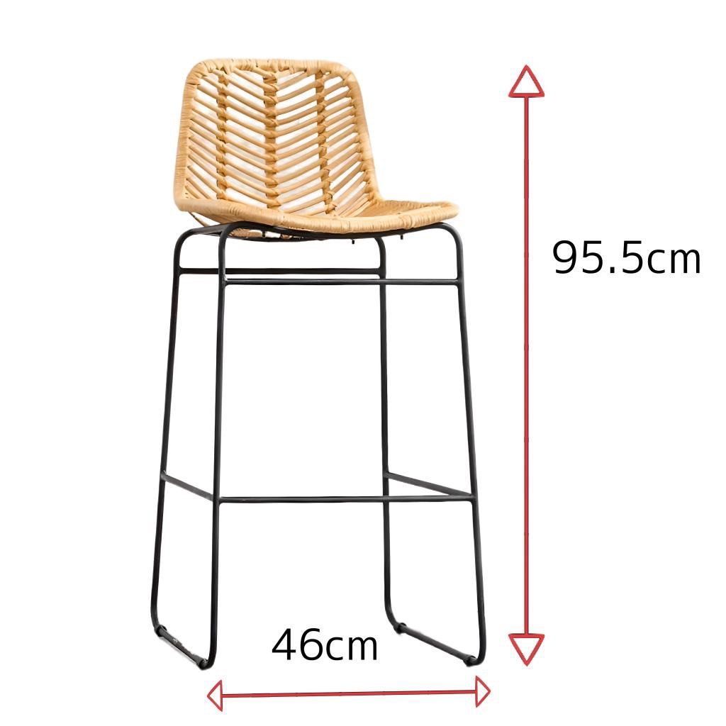 Bar Counter High Chair Stool, Hagen Rattan Chair, Bar Stool, Furniture
