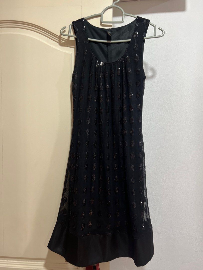 sequin dress black tie event