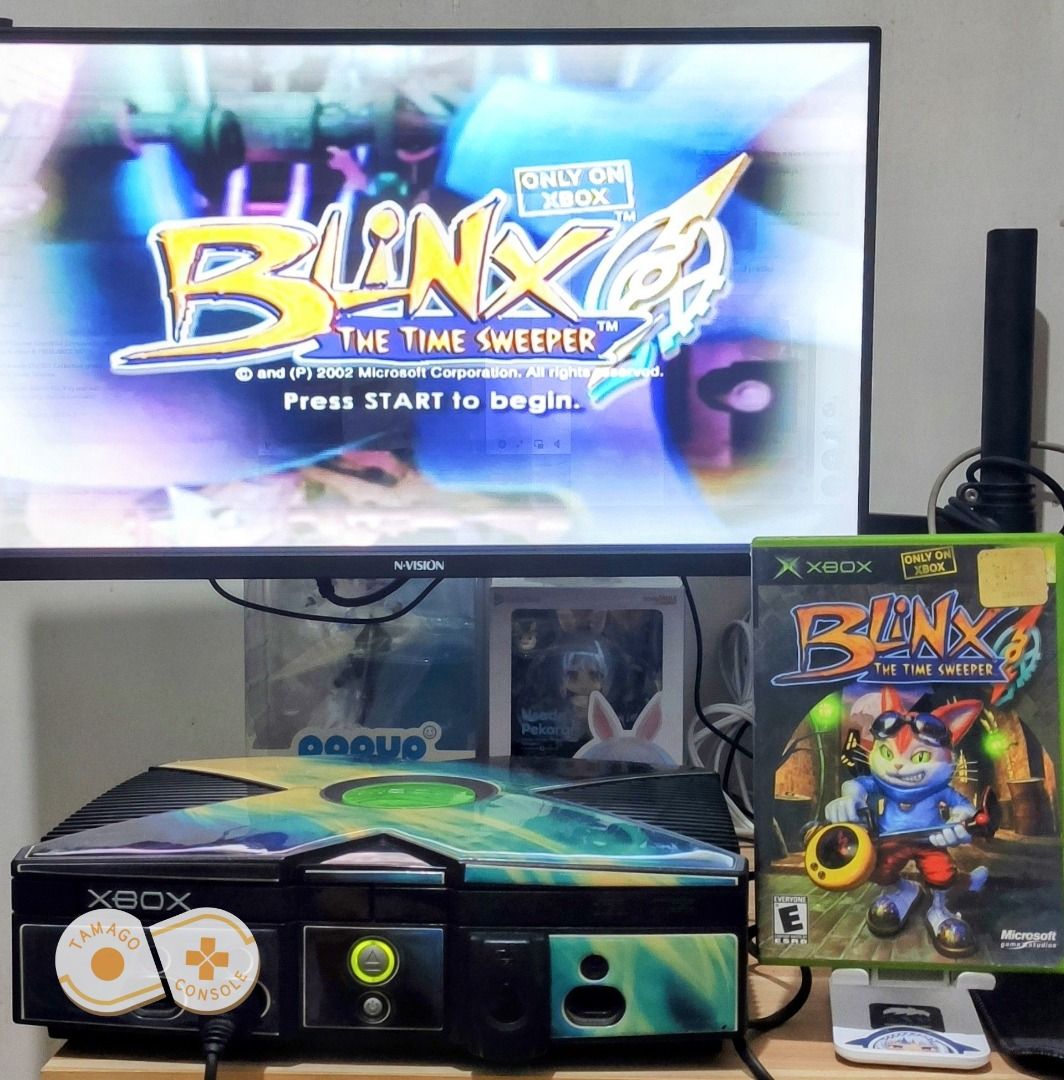 Jeu Xbox Blinx The Time Sweeper - Complet Avec Boîtier Et Manuel - SNK