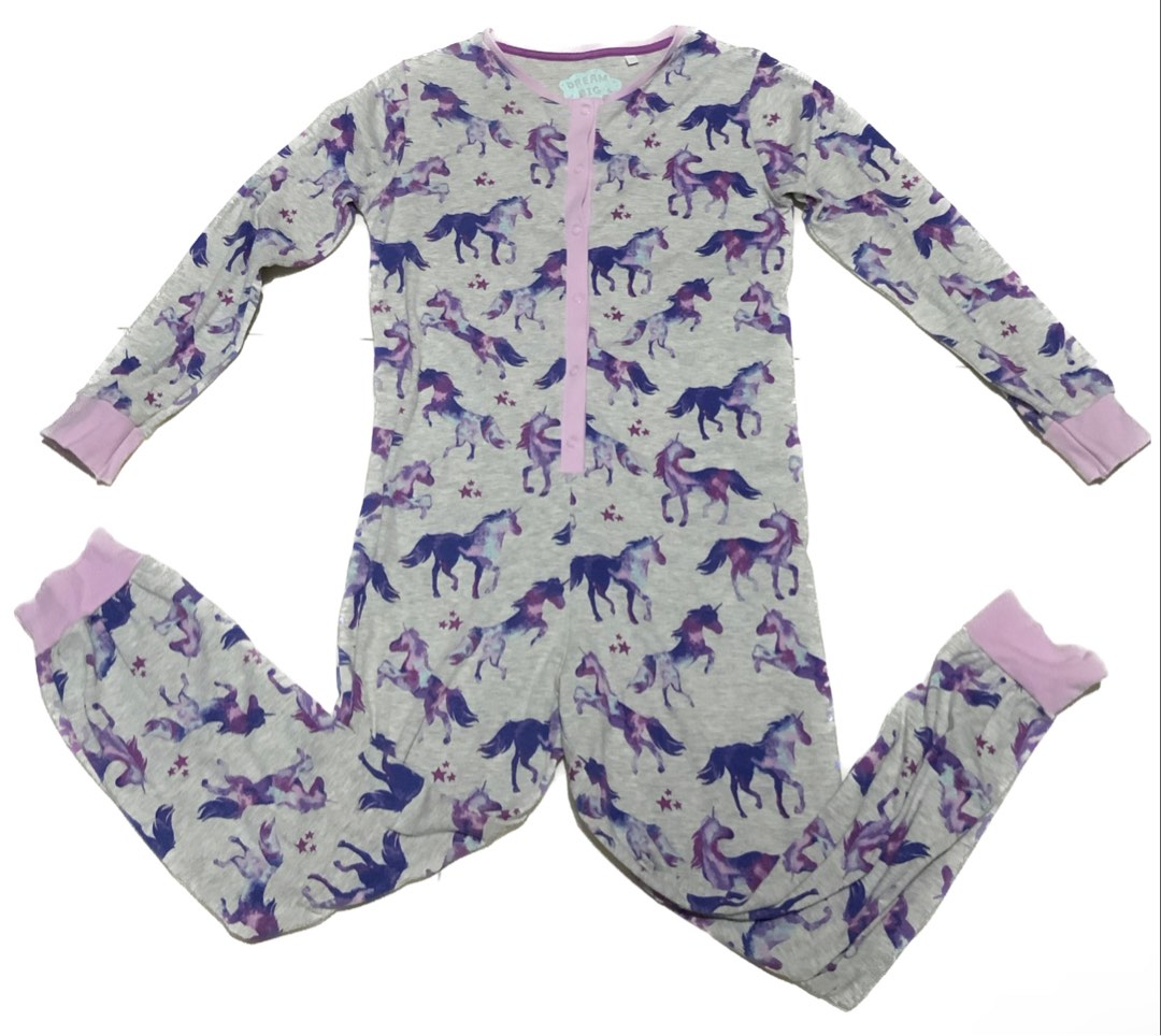 Bluezoo Purple Unicorn Onesie Babies Kids Babies Kids