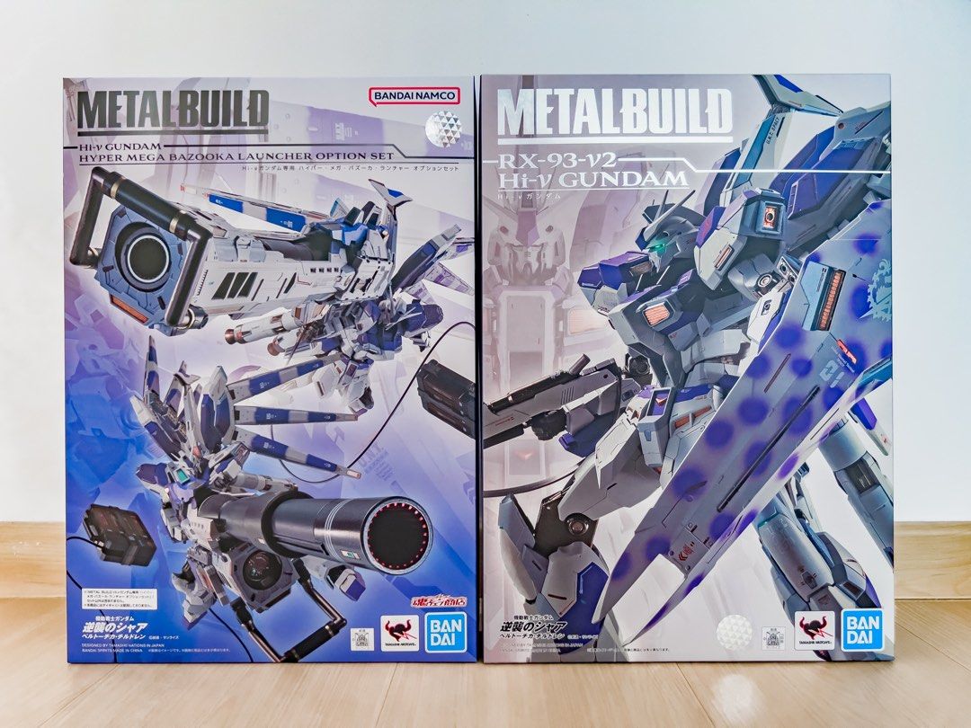 [BNIB] Metal Build Hi-Nu Gundam + Hype Mega Bazooka Launcher Option Set ...
