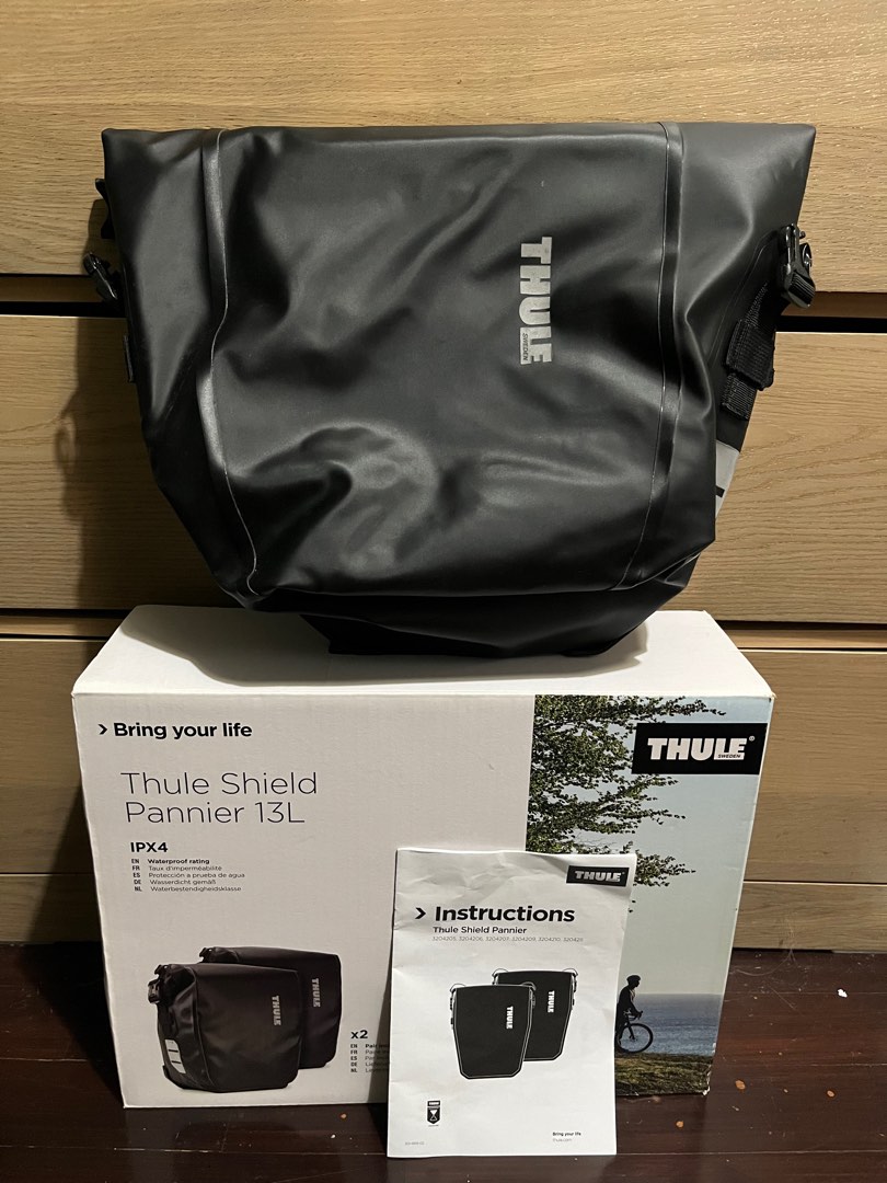 BNIB Thule Shield Pannier & Bontrager Bike Rack, Sports Equipment