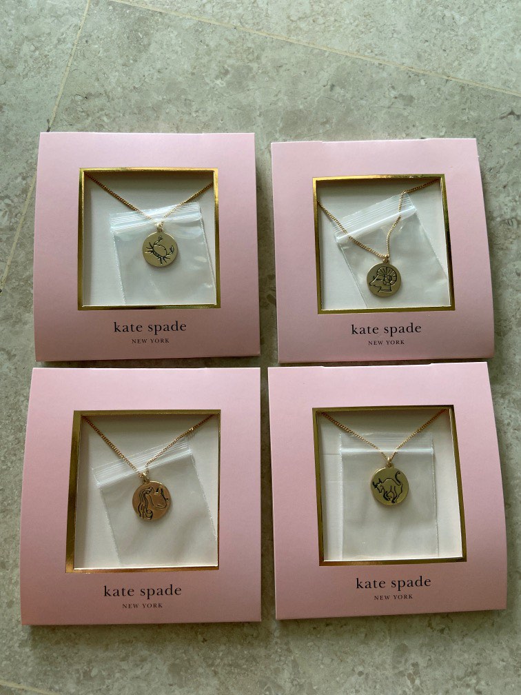 BNIP Kate Spade In the Stars Necklace Aquarius Aries Cancer Taurus, Women's  Fashion, Jewelry & Organisers, Necklaces on Carousell