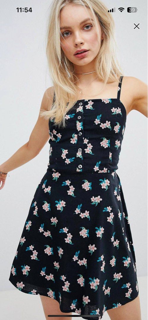 Hollister flower dress best sale