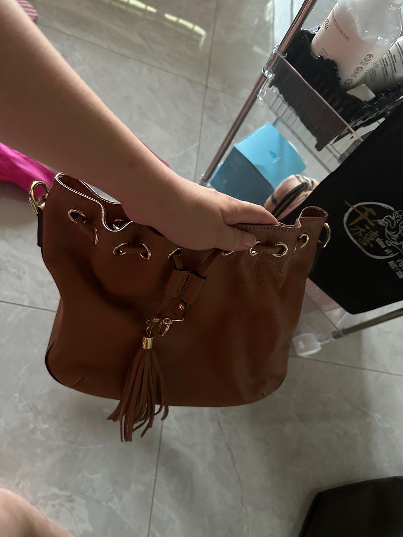 Bonia bucket bag, Luxury, Bags & Wallets on Carousell