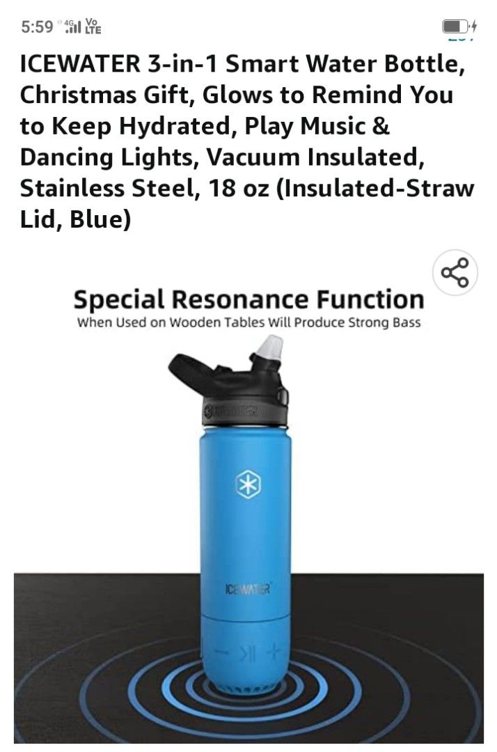 Icewater 3 in 1 Smart Bottle