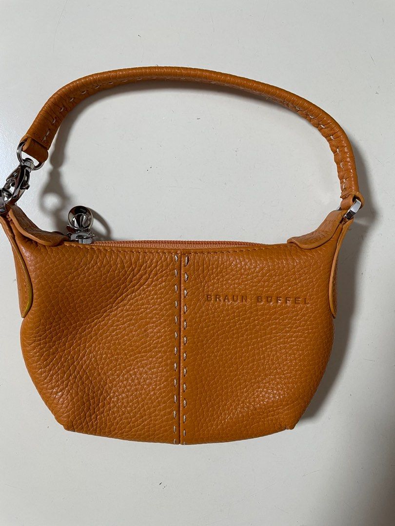 Braun Buffel pouch, Women's Fashion, Bags & Wallets, Purses & Pouches