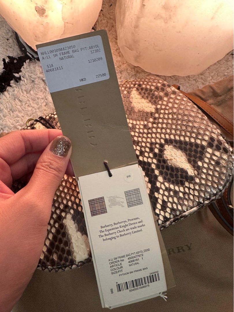 Burberry small hotsell frame bag
