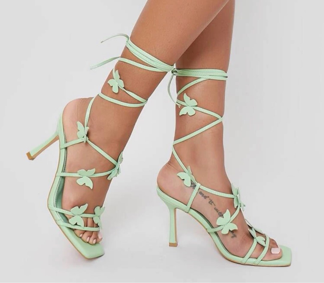 Butterfly heels, Women's Fashion, Footwear, Heels on Carousell