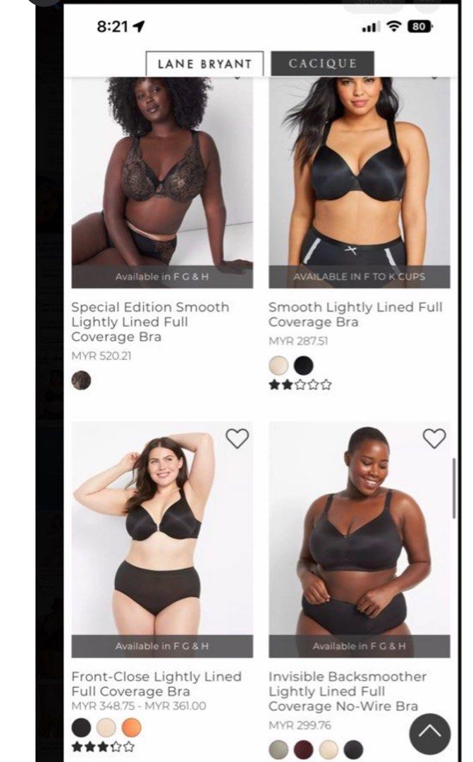Cacique Lane Bryant, Women's Fashion, New Undergarments & Loungewear on  Carousell