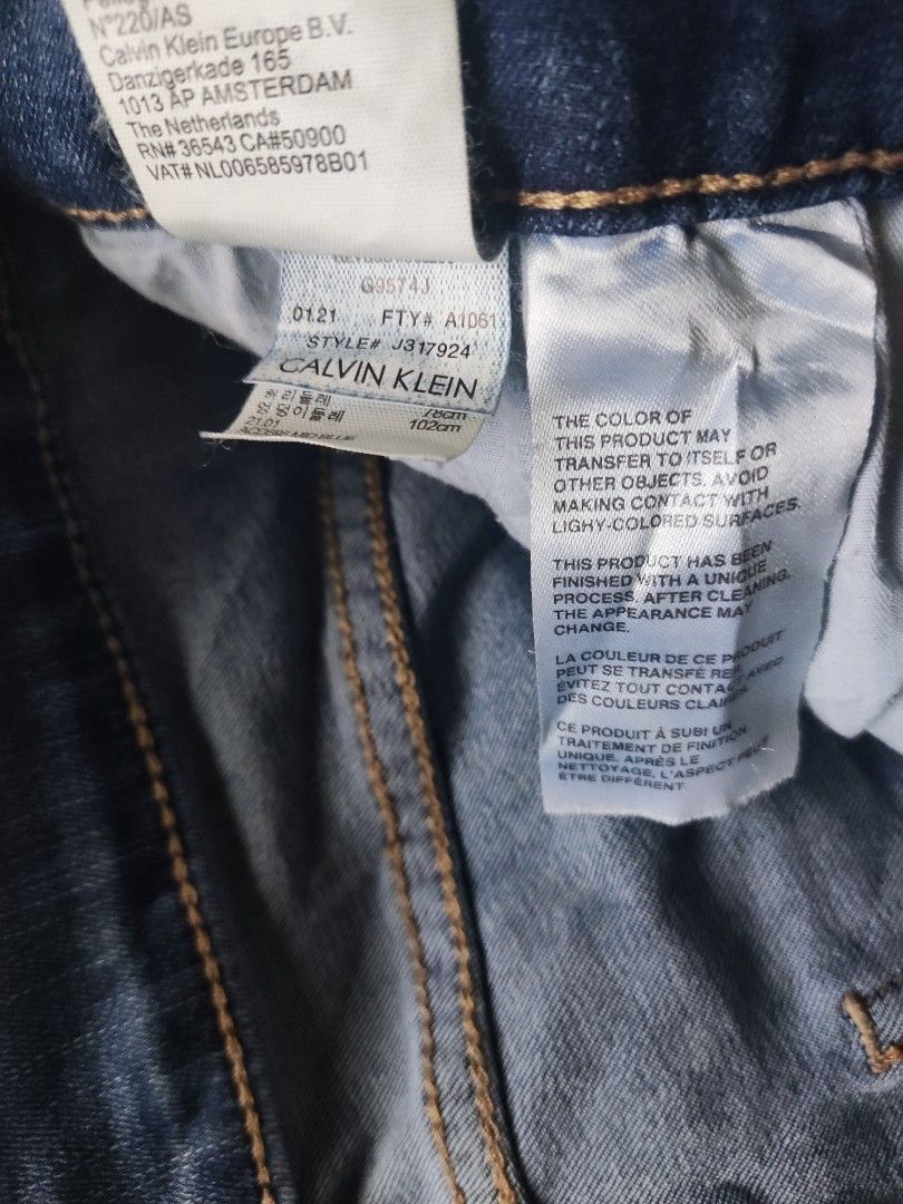 calvin klein jeans rn 36543