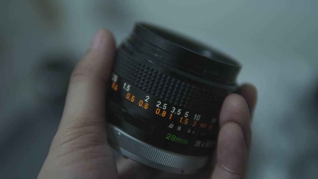Objectif Canon FD 28mm F/2 SSC - Très Bon état, Fonctionnement Vérifié