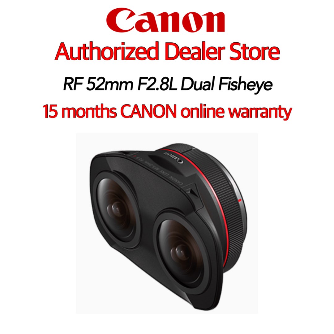 Canon RF 5.2mm F2.8L Dual Fisheye