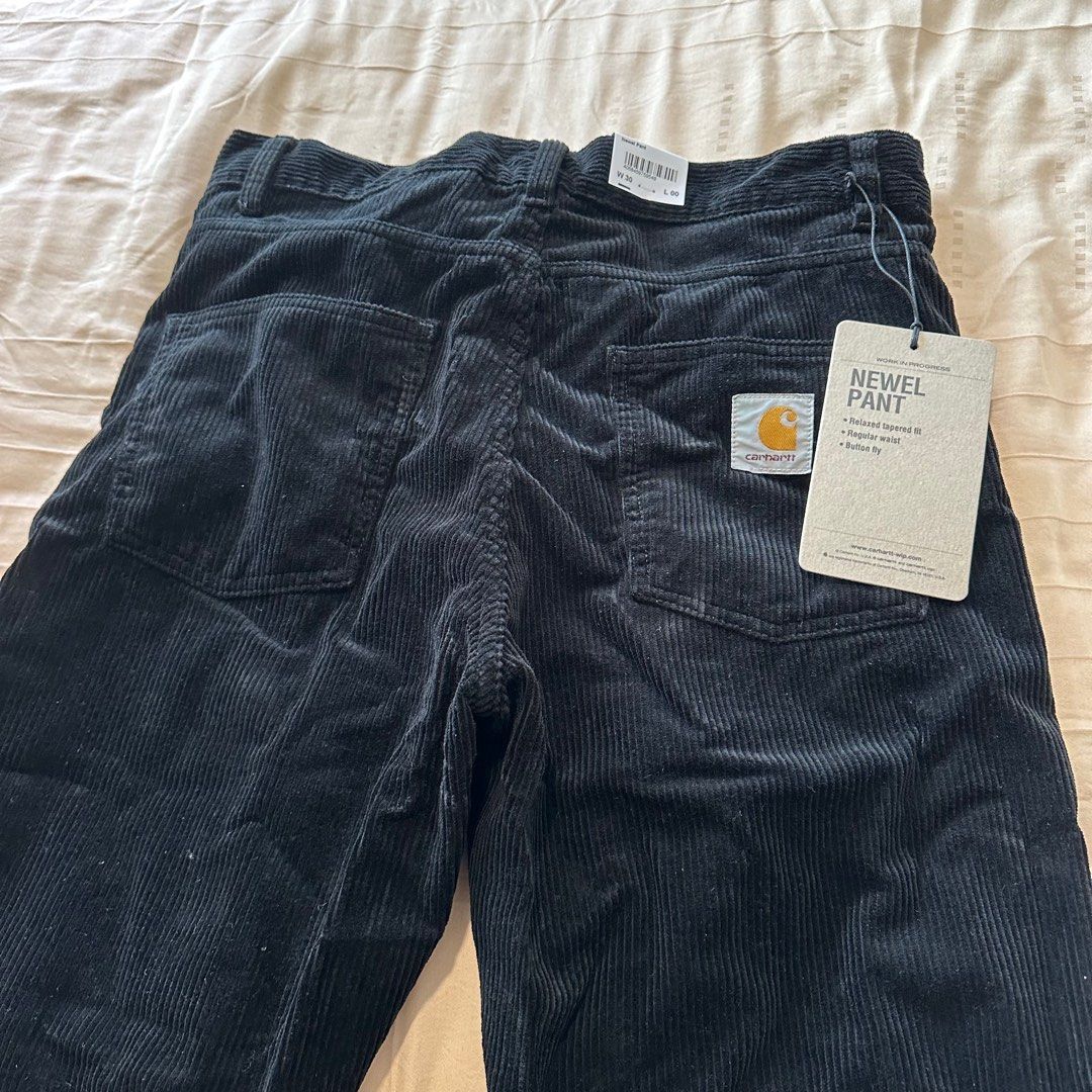 carhartt newel corduroy black