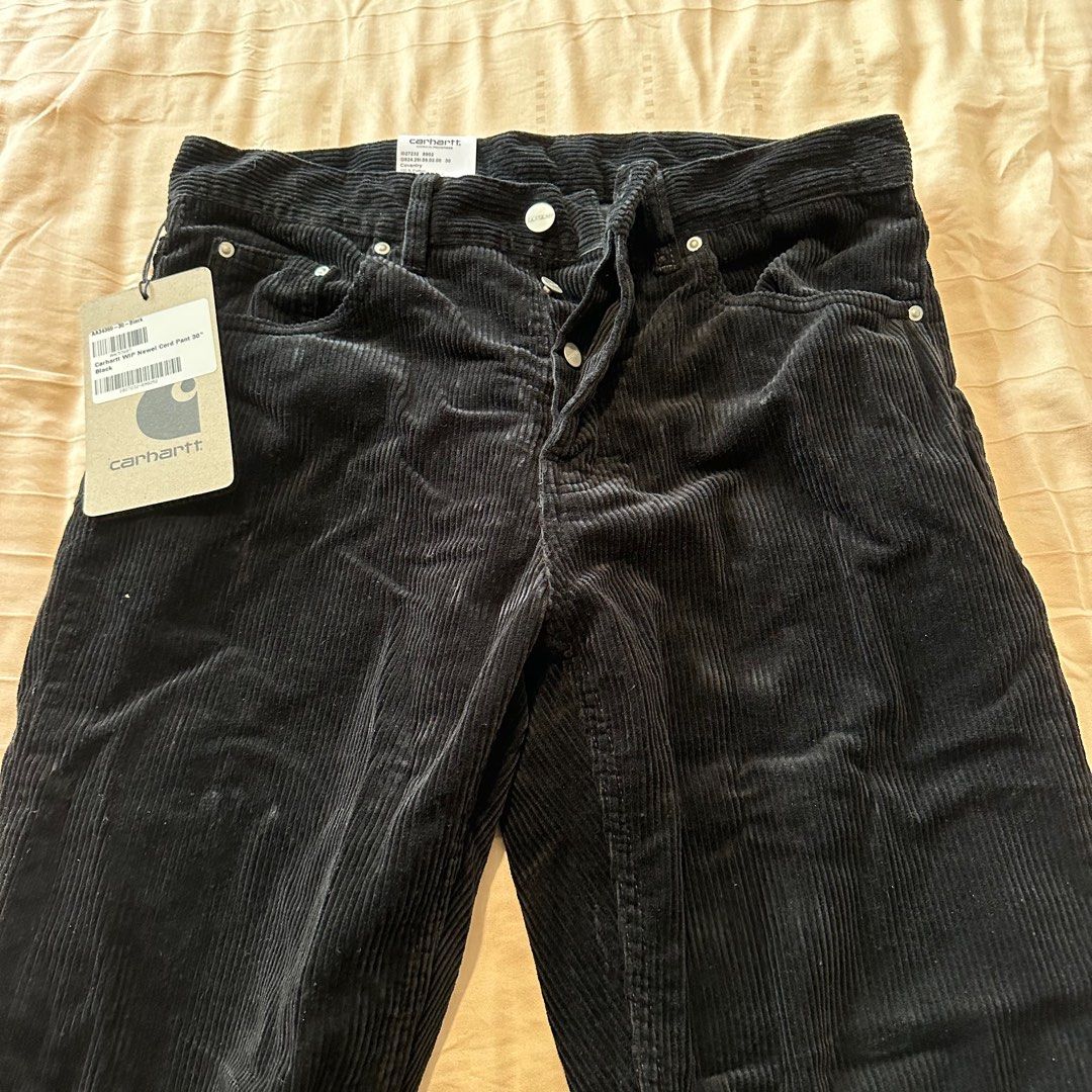 carhartt newel corduroy black