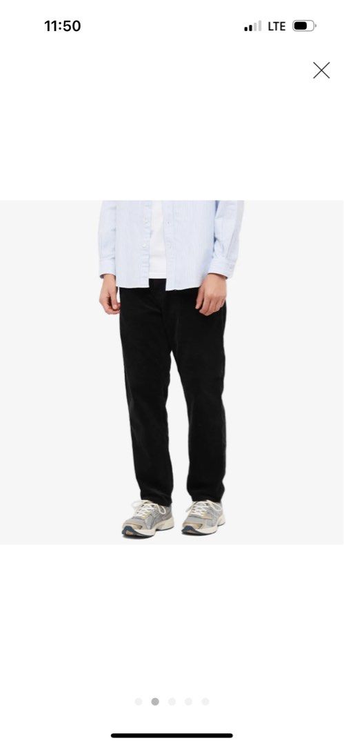 carhartt newel corduroy black