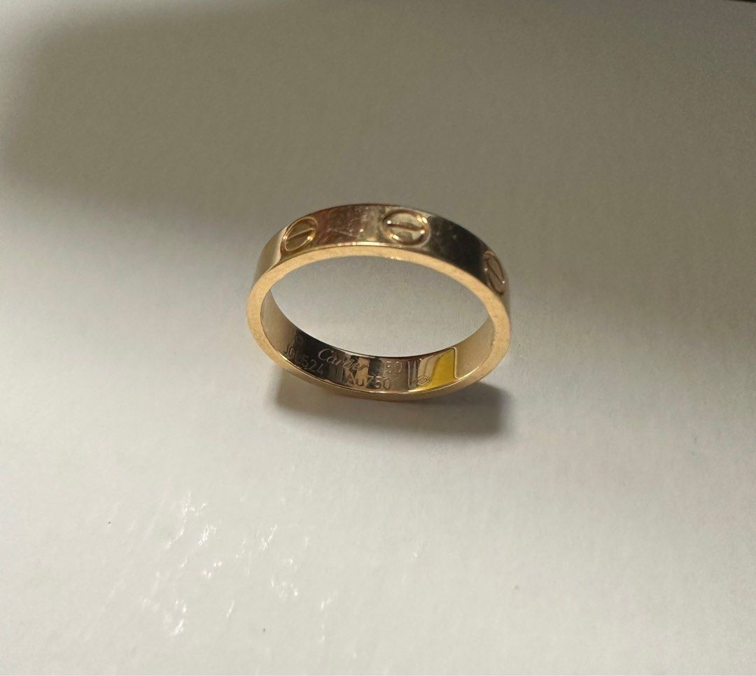 Cartier Love Ring in Beige Gold