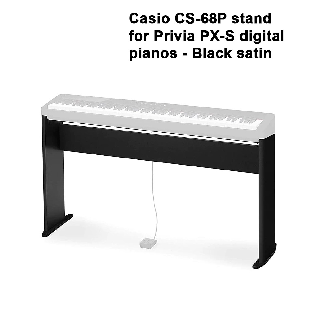 Casio CS68P stand for Privia PXS digital pianos Black satin