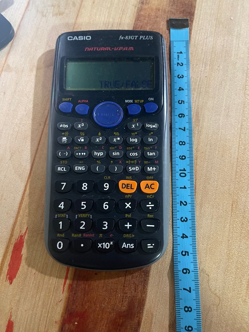 Casio Scientific Calculator Natural VPAM fx83GT PLUS, Computers & Tech, Office & Business