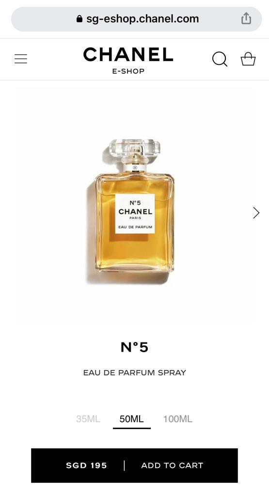 Chanel No5 Edp Brand Christmas Wrapping, Beauty & Personal Care, Fragrance  & Deodorants On Carousell