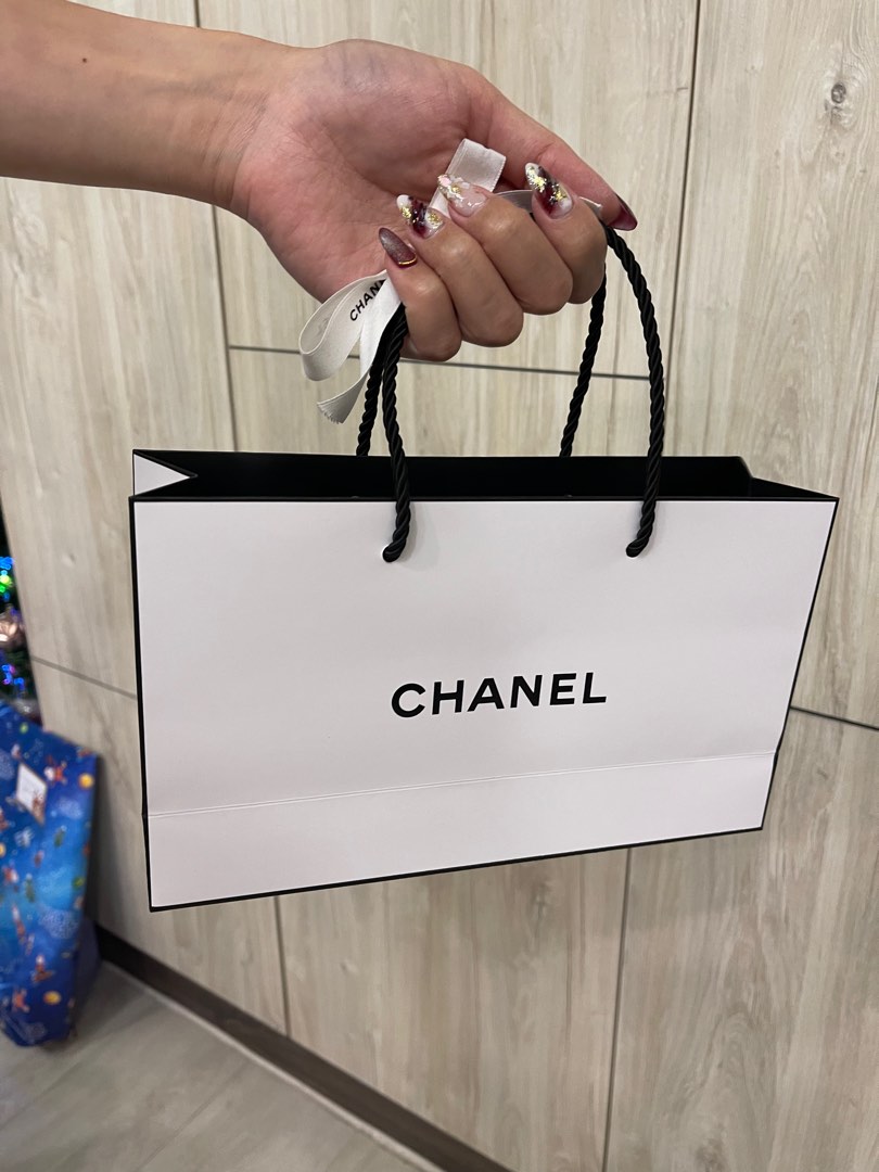 CHANEL Original Authentic Paper Bag With Ribbon Brand NEW Medium Size