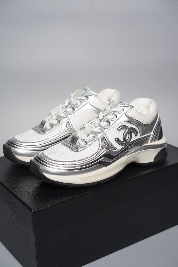 Chanel see through trainers sale