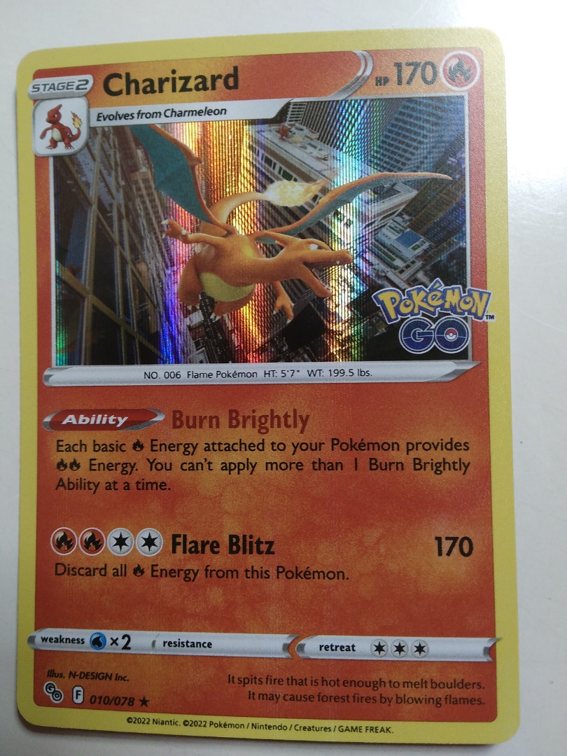 Charizard 010/078, Hobbies & Toys, Toys & Games on Carousell