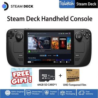Steam deck 64GB Loaded with 22 Emulators + 4800 Games + FIFA 23 +