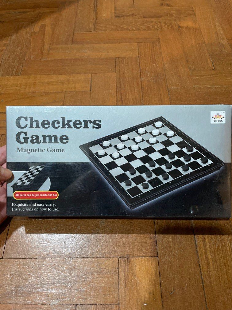 Checkers Board Game, Hobbies & Toys, Toys & Games on Carousell