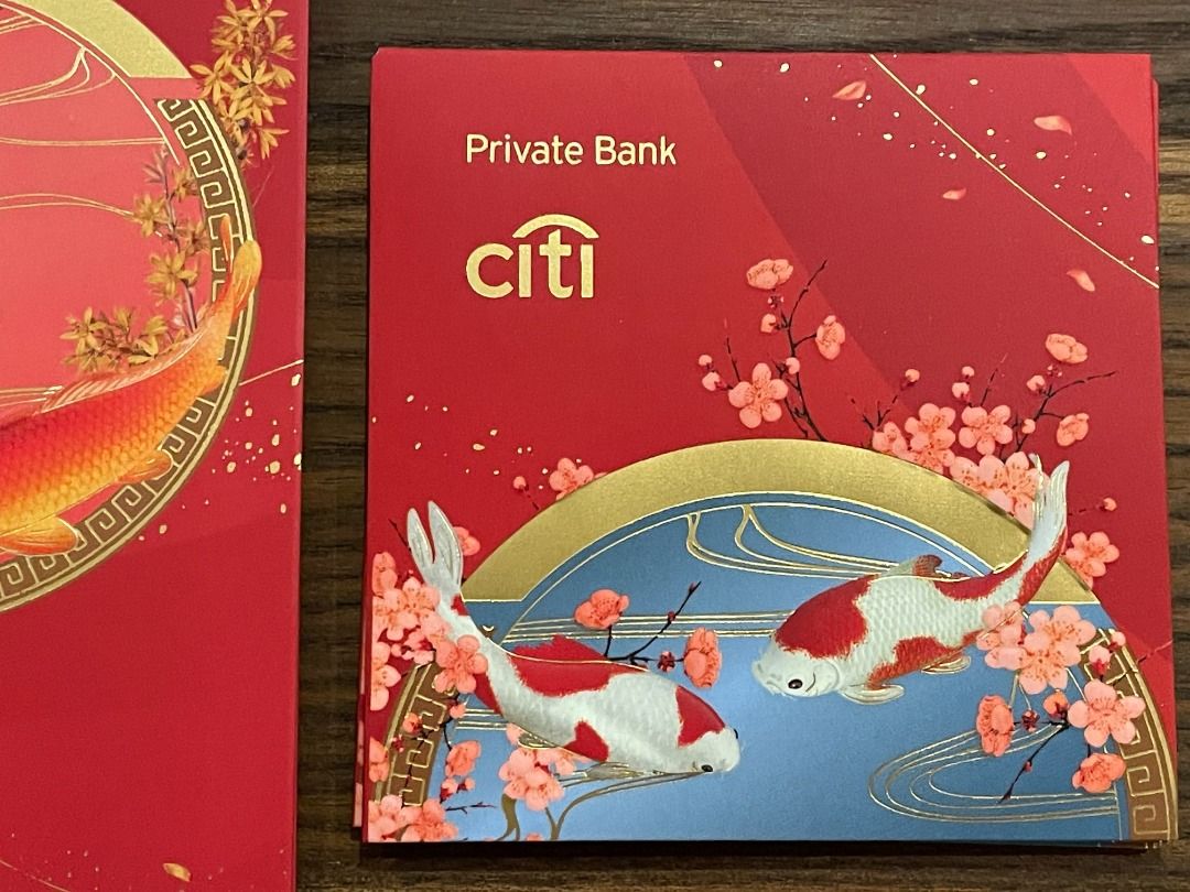 Citibank Private Bank Red Packets 2023, Hobbies & Toys, Stationery ...