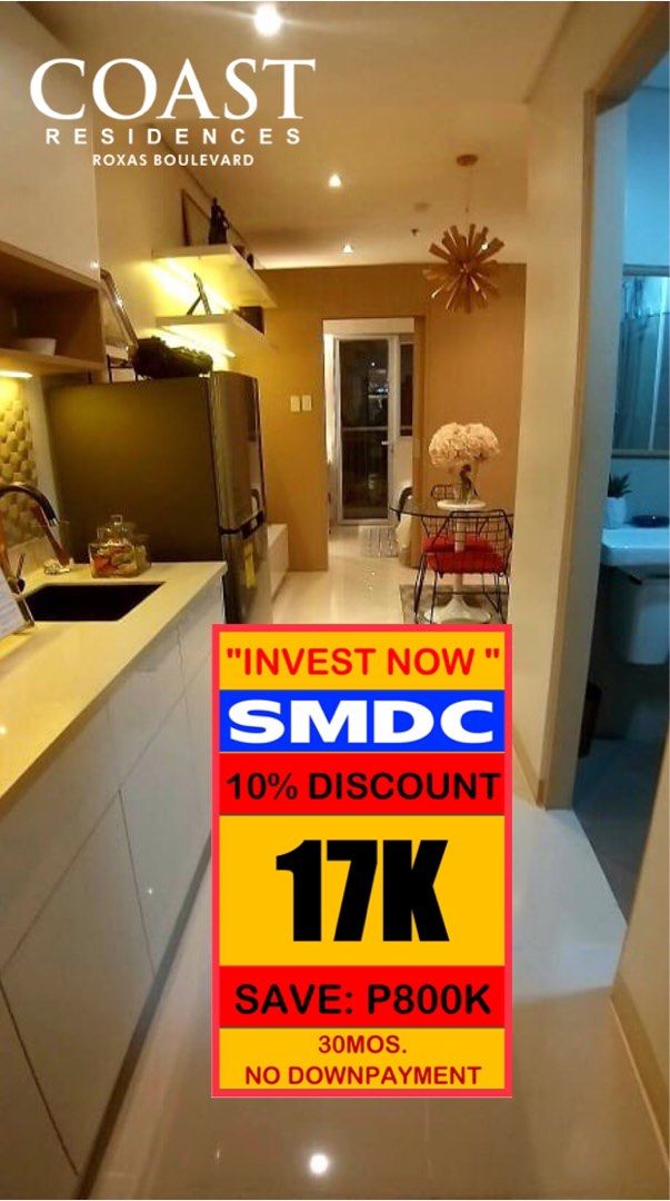 Condo for Sale in Roxas Boulevard ;Pasay City SMDC Coast Residences ...