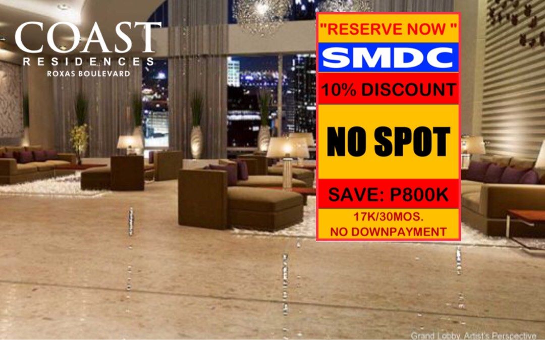 Condo for Sale in Roxas Boulevard ;Pasay City SMDC Coast Residences ...