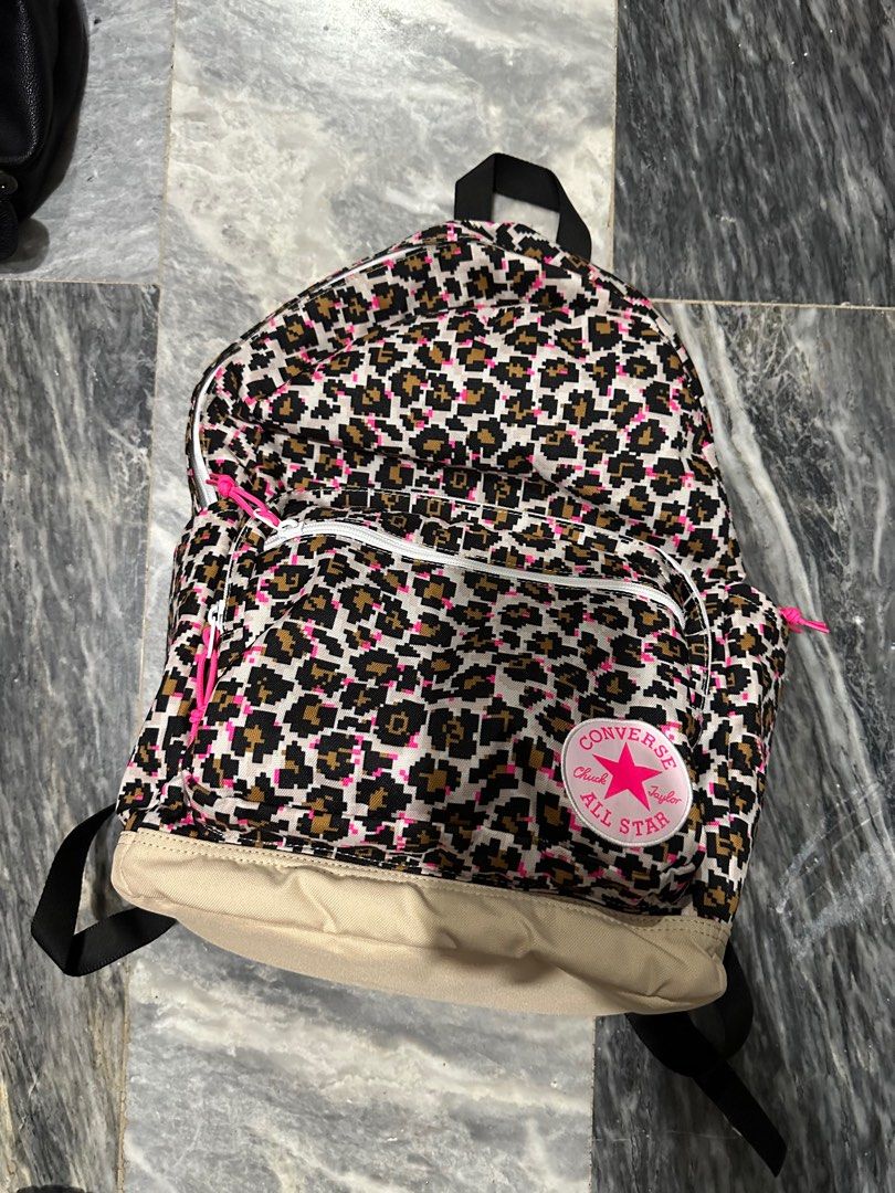 Converse leopard print backpack discount