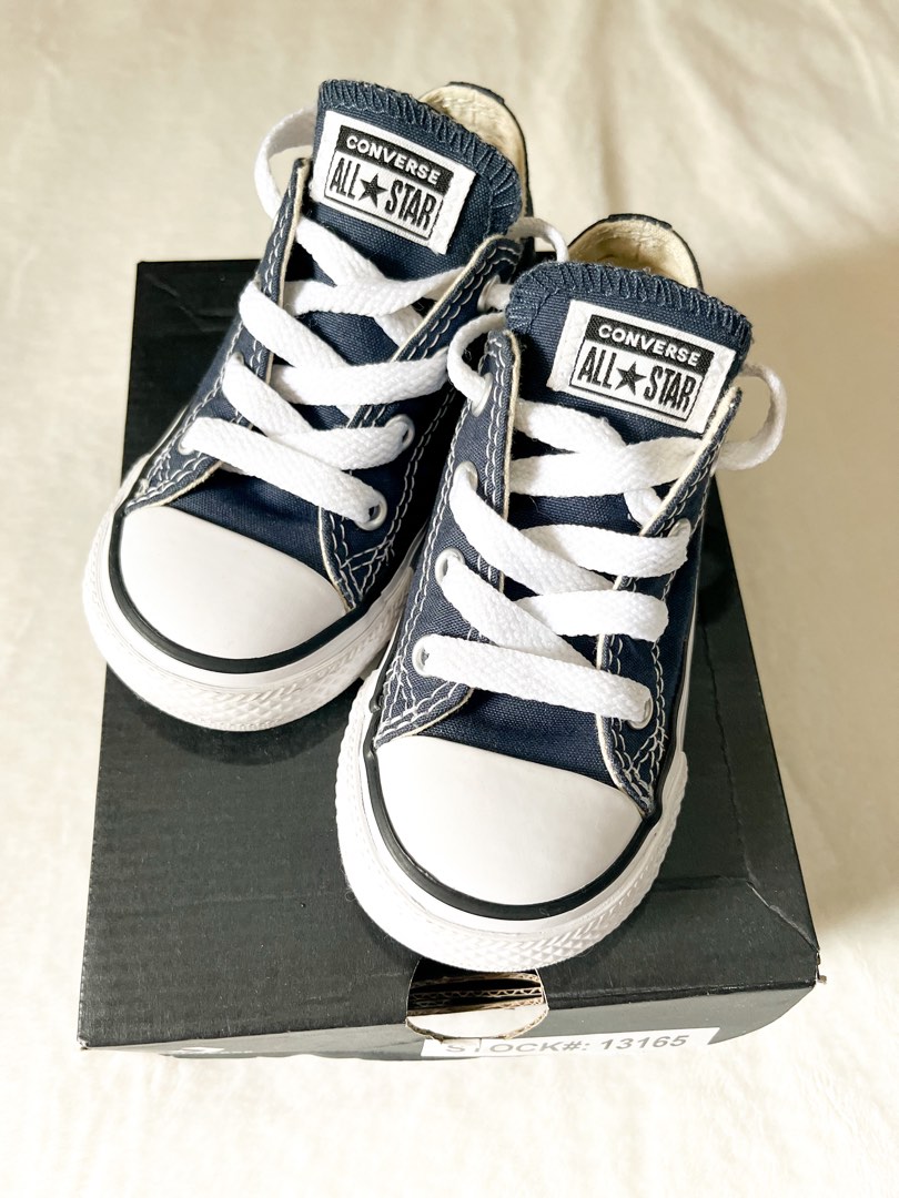 Infant navy discount blue converse