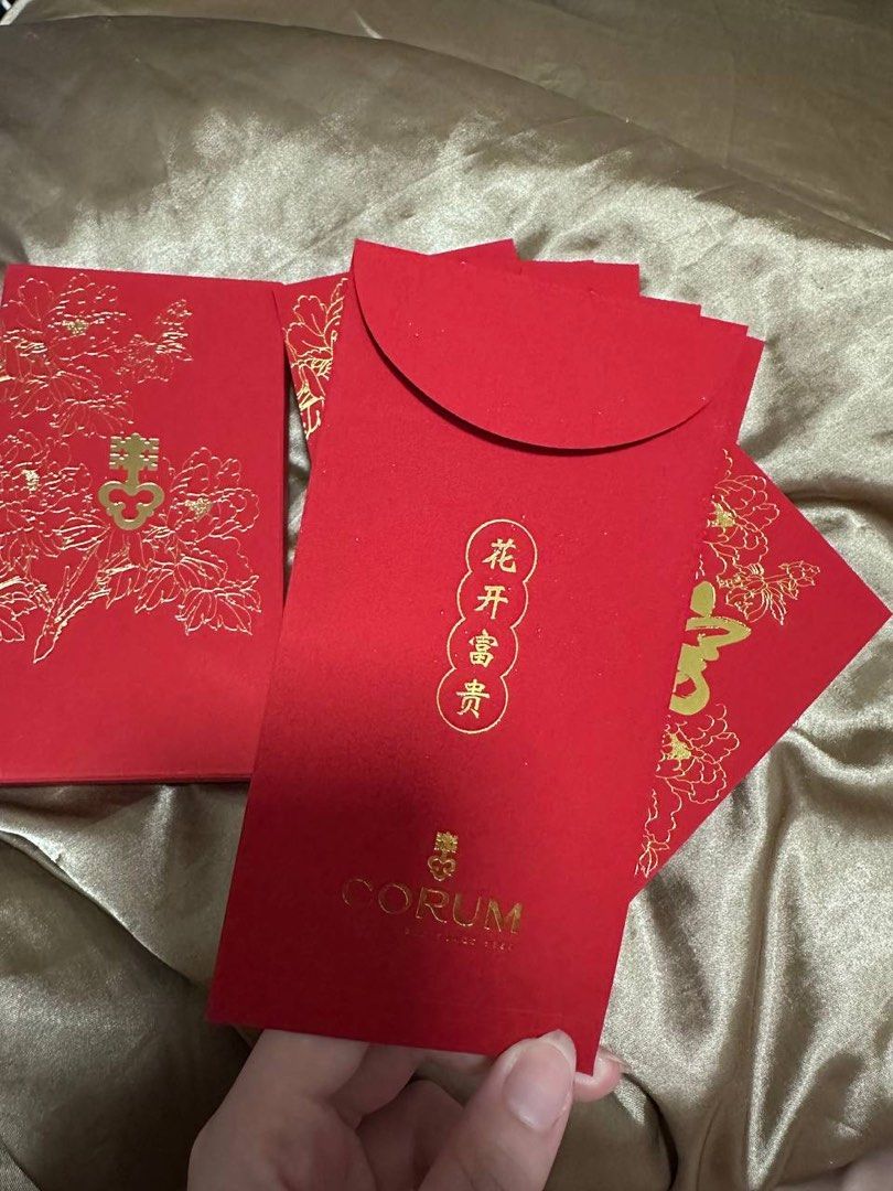 Corum ang pao, hong pao, red packet, Hobbies & Toys, Stationery & Craft