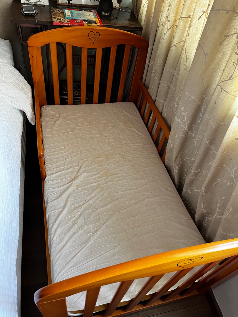 Cot/Toddlers Bed, Babies & Kids, Baby Nursery & Kids Furniture, Cots & Cribs on Carousell
