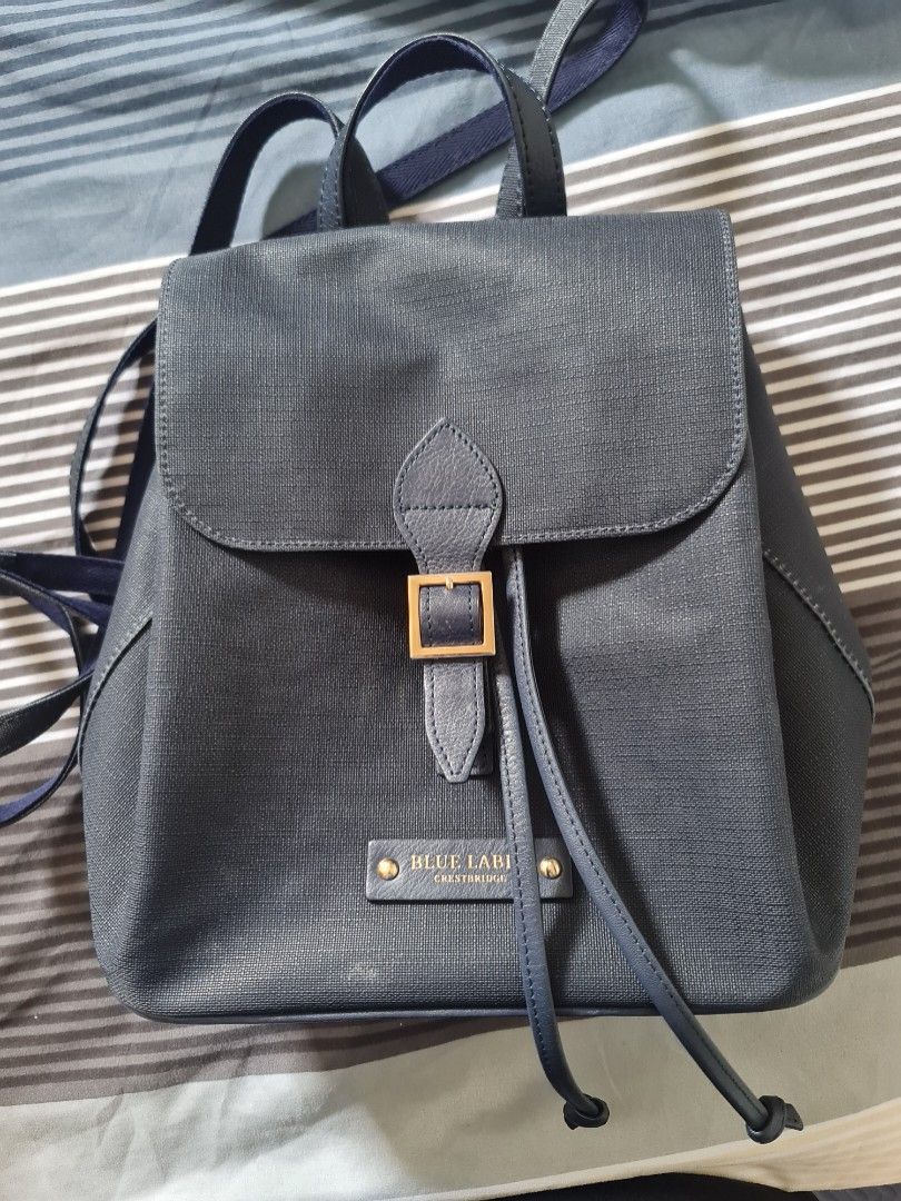 Label Mini Backpack Crestbridge blue label mini backpack, Women's Fashion, Bags & Wallets ...