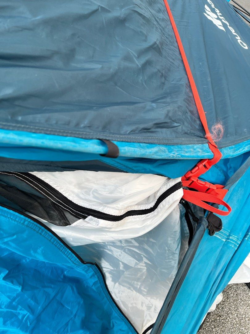 Decathlon Quechua 2 seconds 3 man tent, Sports Equipment, Hiking