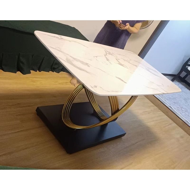 Dining Table Free Install Titanium steel base, Furniture & Home Living ...